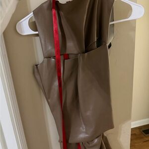 Elegant Tan Jumpsuit